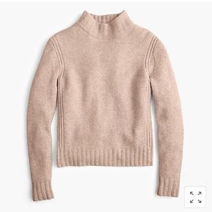 J. Crew mock neck sweater in supersoft yarn